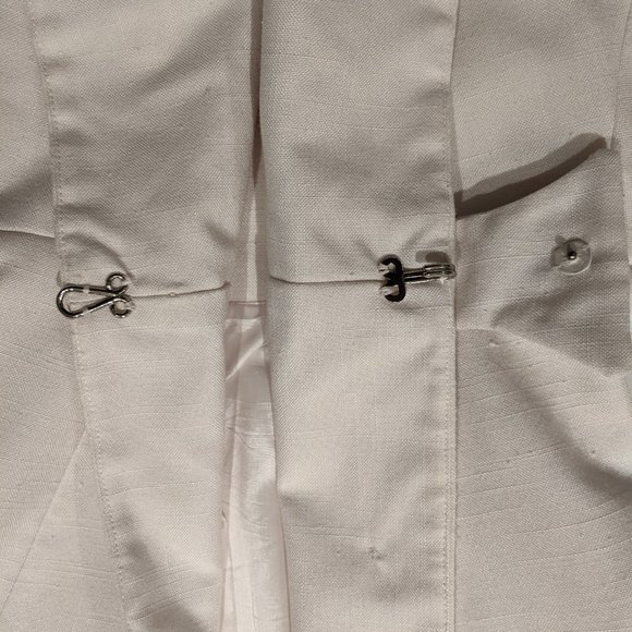 Della Roufogali Ivory Beaded Cocktail Wedding Blazer & Tank Top Set Size… - Picture 10 of 17